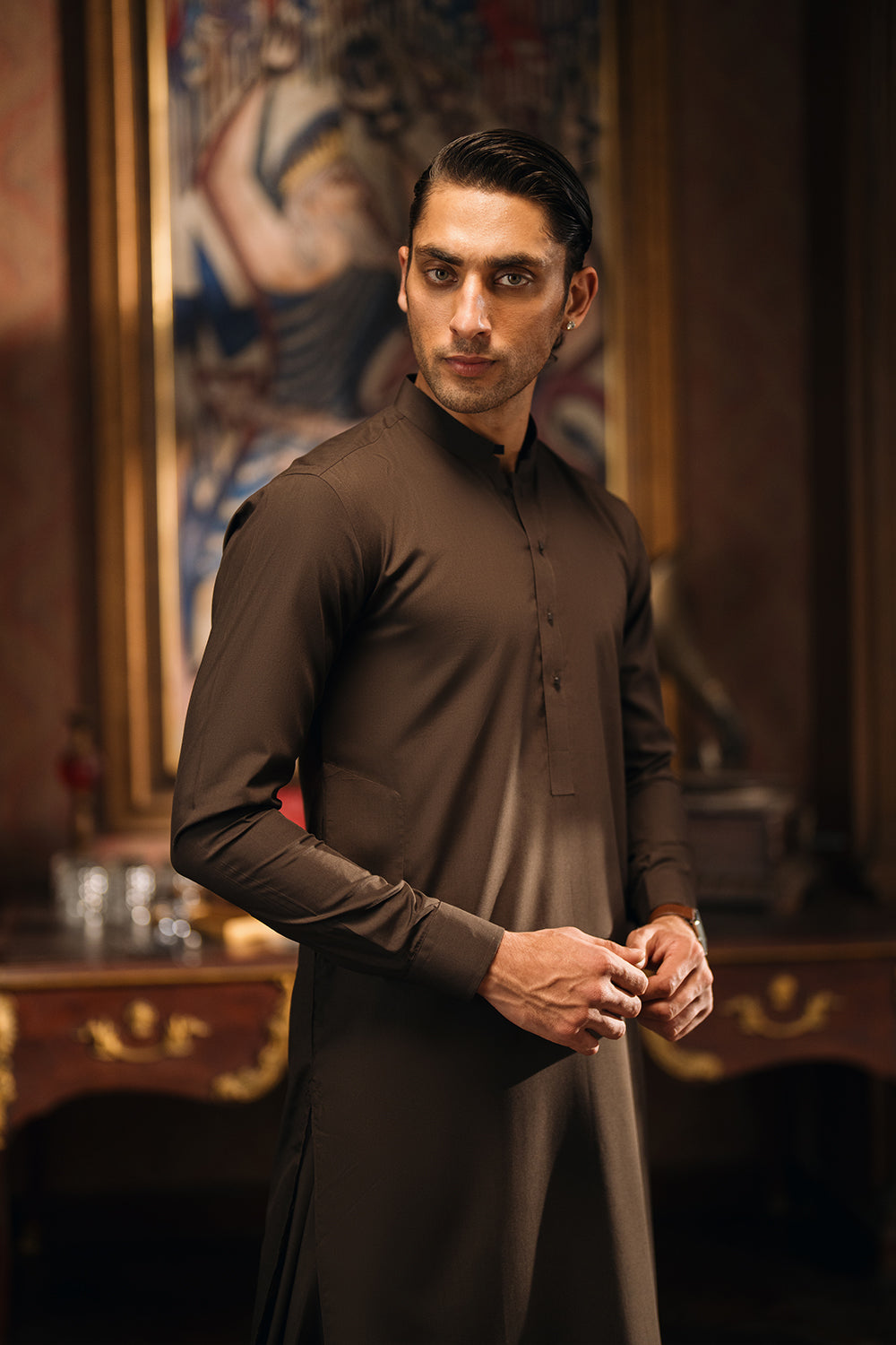 Cocoa Brown  Shalwar Kameez