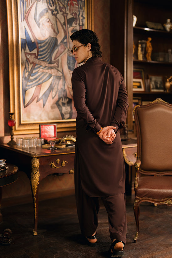 Brandy Brown Shalwar Kameez