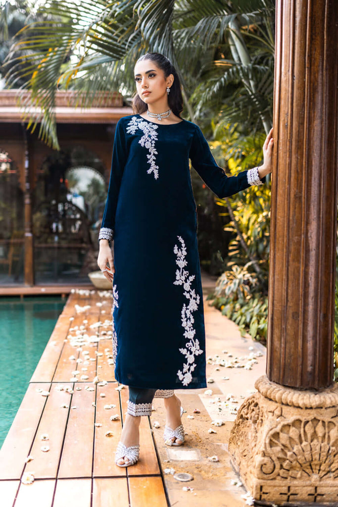 Azure Pret Luxury Velvet 2 Piece Royal Galore main image 1